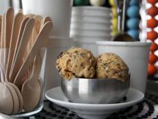 Cooking Channel serves up this Pumpkin Stracciatella Gelato recipe  plus many other recipes at CookingChannelTV.com
