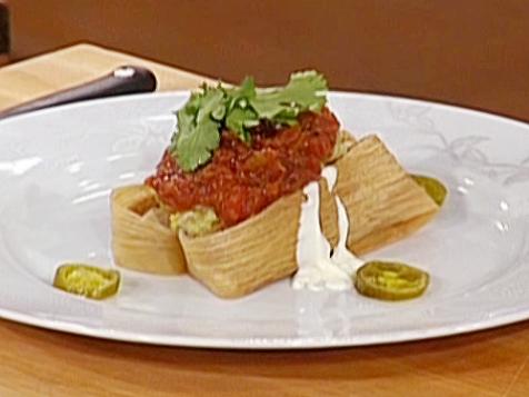 Cheese with Roasted Chile Tamales: Tamales de Queso con Rajas