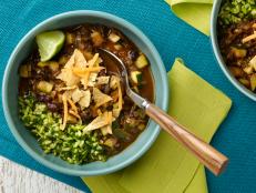 Cooking Channel serves up this Zucchini Chili recipe from Rachael Ray plus many other recipes at CookingChannelTV.com