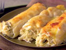 Cooking Channel serves up this Crab and Ricotta Cannelloni recipe from Giada De Laurentiis plus many other recipes at CookingChannelTV.com