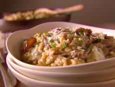 Cooking Channel serves up this Gorgonzola and Porcini Mushroom Risotto recipe from Giada De Laurentiis plus many other recipes at CookingChannelTV.com
