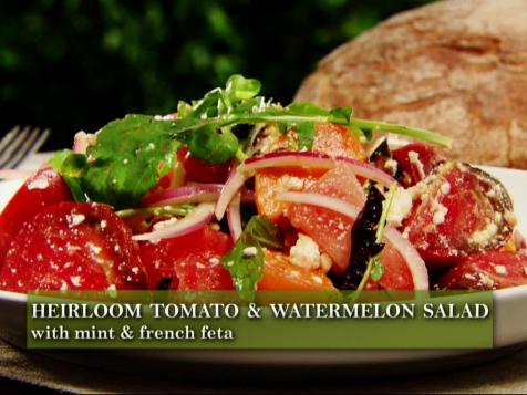 Heirloom Tomato and Watermelon Salad