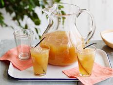 Cooking Channel serves up this Homemade Peach Iced Tea recipe from Chuck Hughes plus many other recipes at CookingChannelTV.com