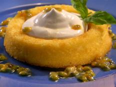 Cooking Channel serves up this Shortcakes with Chantilly Cream and Passion Fruit Basil Syrup recipe from Roger Mooking plus many other recipes at CookingChannelTV.com