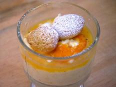 Cooking Channel serves up this Vanilla Rice Pudding with Glazed Oranges, Orange-Cardamom Madeleines and Orange Sabayon recipe  plus many other recipes at CookingChannelTV.com