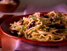 Cooking Channel serves up this Spaghetti with Olives and Bread Crumbs recipe from Giada De Laurentiis plus many other recipes at CookingChannelTV.com