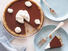 Cooking Channel serves up this Double Chocolate Pudding Pie recipe from Ellie Krieger plus many other recipes at CookingChannelTV.com