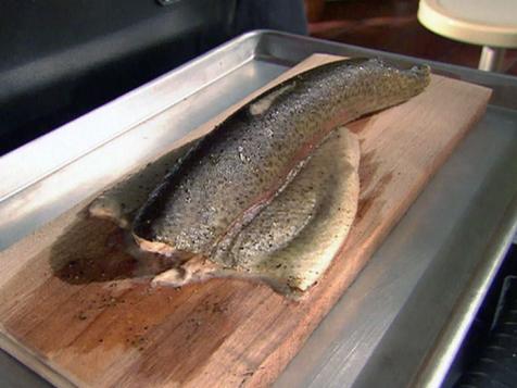 Plank Grilled Whole Trout