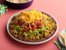 Cooking Channel serves up this Five Layer Mexican Dip recipe from Ellie Krieger plus many other recipes at CookingChannelTV.com