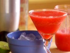 Cooking Channel serves up this Slammin' Slimmed-Down Strawberry Daiquiri recipe from Lisa Lillien plus many other recipes at CookingChannelTV.com