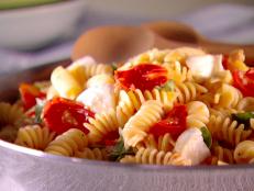 Cooking Channel serves up this Fusilli alla Caprese recipe  plus many other recipes at CookingChannelTV.com