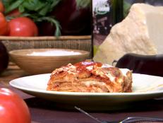 Cooking Channel serves up this Mike's Deli Famous Eggplant Parmigiana recipe  plus many other recipes at CookingChannelTV.com