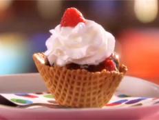 Cooking Channel serves up this Choco-Berry Waffle Sundae Surprise recipe  plus many other recipes at CookingChannelTV.com