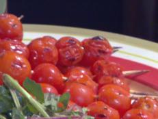 Cooking Channel serves up this Marinated Grilled Cherry Tomatoes Skewers recipe from Bobby Flay plus many other recipes at CookingChannelTV.com