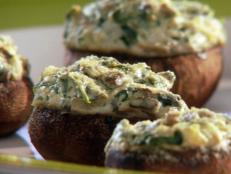 Cooking Channel serves up this Four-Cheese Stuffed-Silly Mushrooms recipe from Lisa Lillien plus many other recipes at CookingChannelTV.com