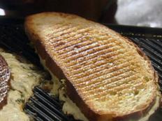 Cooking Channel serves up this Mozzarella Grilled Cheese recipe  plus many other recipes at CookingChannelTV.com