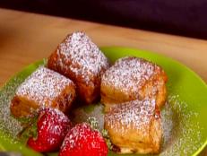 Cooking Channel serves up this Cannoli-Stuffed French Toast Nuggets recipe from Lisa Lillien plus many other recipes at CookingChannelTV.com