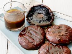 Cooking Channel serves up this Grilled Portobello Mushrooms with Balsamic recipe from Alexandra Guarnaschelli plus many other recipes at CookingChannelTV.com