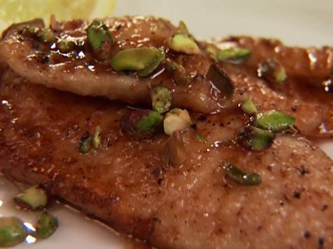 Brown Butter-Sauteed Tilapia with Pistachios