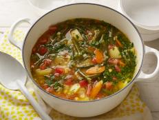 Cooking Channel serves up this Garden Vegetable Soup recipe from Alton Brown plus many other recipes at CookingChannelTV.com