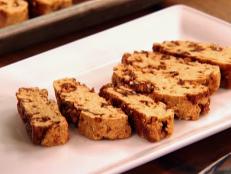 Cooking Channel serves up this Biscotti with Caramelized Hazelnuts recipe from Alexandra Guarnaschelli plus many other recipes at CookingChannelTV.com