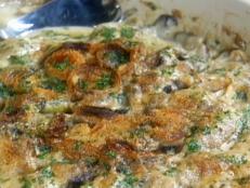 Cooking Channel serves up this Mushroom Casserole recipe from Michael Symon plus many other recipes at CookingChannelTV.com