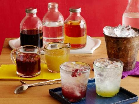 DIY Vodka Bar with Spicy Pomegranate and Lemongrass Limeade Mixers