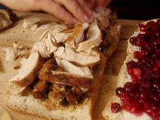 Cooking Channel serves up this Turkey, Dressing and Cranberry Panini recipe from Michael Chiarello plus many other recipes at CookingChannelTV.com