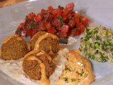 Cooking Channel serves up this Falafel recipe from Bobby Flay plus many other recipes at CookingChannelTV.com