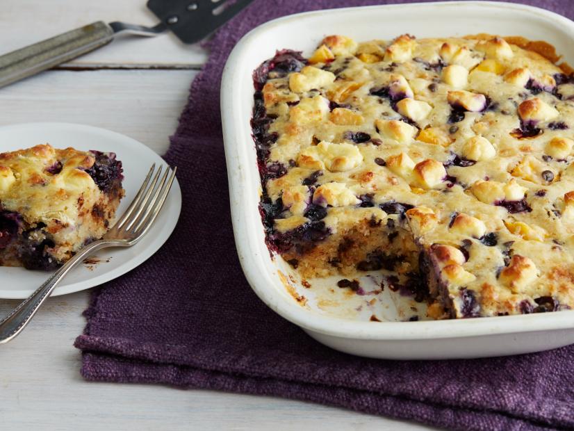 Dave Whitney's Mango Blueberry and Coconut Cobbler for Reeling in The Years as seen on Cooking Channel's My Grandmother's Ravioli