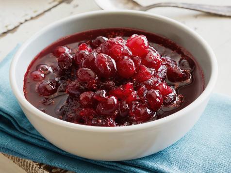 Cranberry Sauce with Bourbon and Vanilla Bean and Orange
