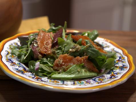 Smoked Trout Salad with Caper and Horseradish Vinaigrette