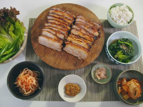 Korean Roasted Pork Belly Bossam