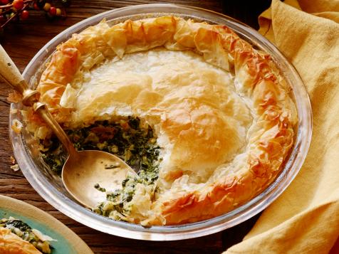 Creamed Spinach with Phyllo Crust
