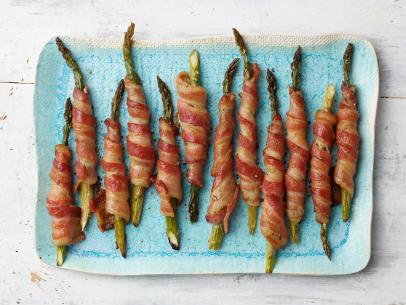 Cooking Channel's Roasted Asparagus and Bacon, as seen on Cooking Channel.