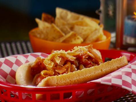 Fireside Hot Dogs with Spicy Chips
