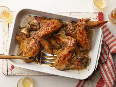 Cooking Channel's Warmdaddy's Braised Turkey Wings, as seen on Cooking Channel.