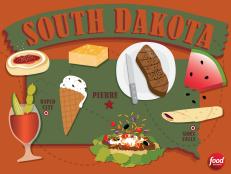 South Dakota’s culinary scene is a collection of dishes heavily influenced by Native Americans, Scandinavians, farmers and ranchers, hunters and gatherers, meat eaters and vegetarians, and church basement ladies. Communities have their own food stories, but in a state where traditions and recipes vary, dishes like Indian fry bread, chislic, tiger meat, walleye, buffalo burgers, lefse and mocha cakes gather people around the table to eat and drink as neighbors.

Illustration by Hello Neighbor Designs