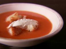 Cooking Channel serves up this Creamy Red Pepper Soup recipe from Giada De Laurentiis plus many other recipes at CookingChannelTV.com