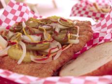 Cooking Channel serves up this Tenderland's Home Friendly Breaded Pork Sandwich recipe  plus many other recipes at CookingChannelTV.com