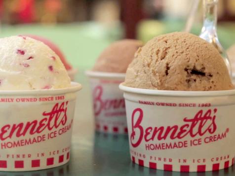 G. Samples Bennett's Ice Cream