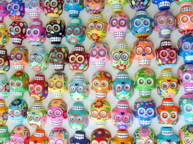 Colorful Candy Skulls