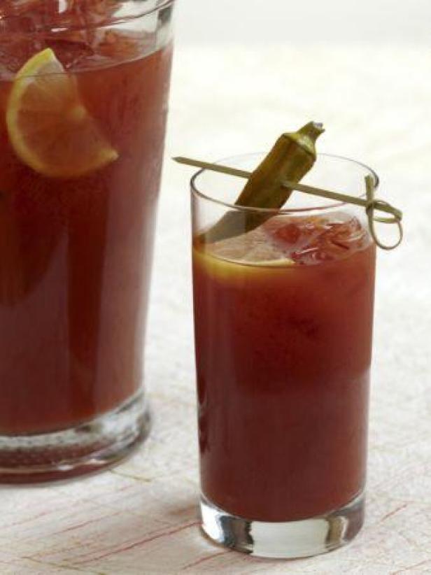 Smoky Bloody Bull Cocktail