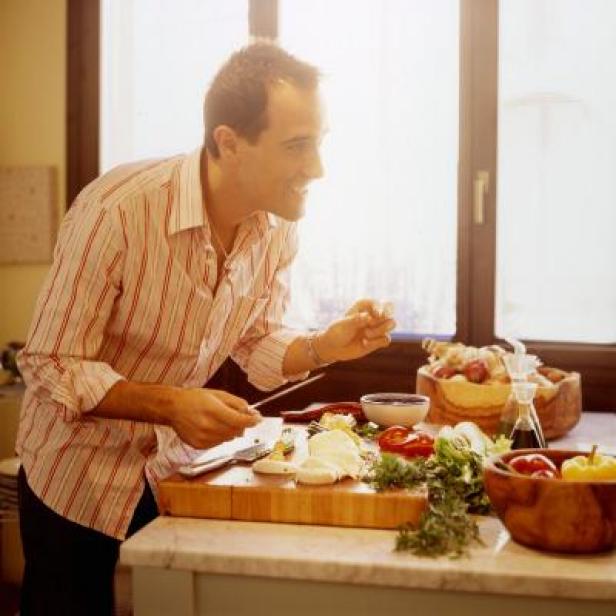 David Rocco -- at home in the kitchen