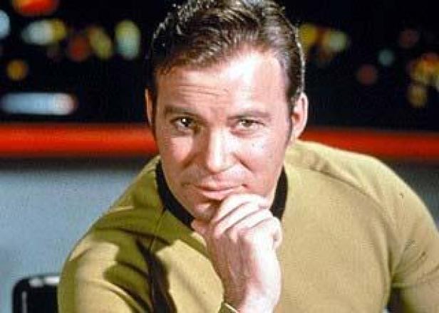 Captain James T. Kirk, contemplative...