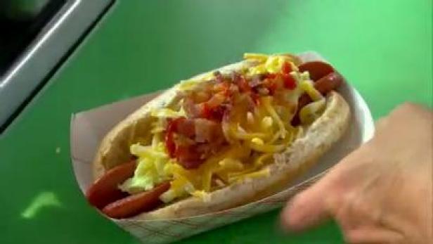 Tricked-out hot dog from...
