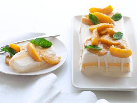 Matt's Ice Cream Terrine with Sautéed Peaches