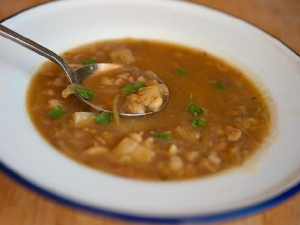 Porcini Barley Soup With Sherry Recipe