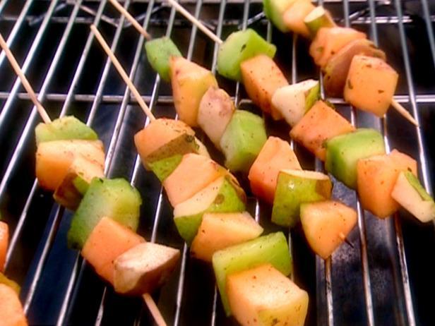 Seasonal Fruit and Melon Kebabs