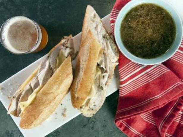 Roast Turkey Dip Sandwich